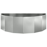 Produktbild för Planteringskärl Silver 120 x 60 x 35 cm Galvaniserat Stål