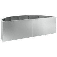 Produktbild för Planteringskärl Silver 120 x 60 x 35 cm Galvaniserat Stål