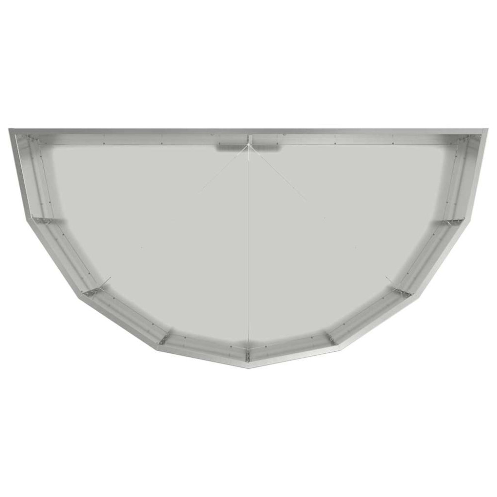 Produktbild för Planteringskärl Silver 120 x 60 x 35 cm Galvaniserat Stål