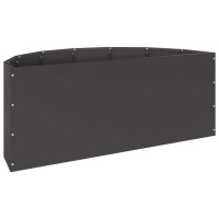 Produktbild för Planteringskärl Svart 90 x 45 x 35 cm Stål