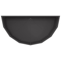 Produktbild för Planteringskärl Svart 90 x 45 x 35 cm Stål