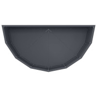 Produktbild för Planteringskärl Antracit 90 x 45 x 35 cm Stål