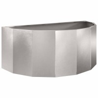 Produktbild för Planteringskärl Silver 90 x 45 x 35 cm Rostfritt stål