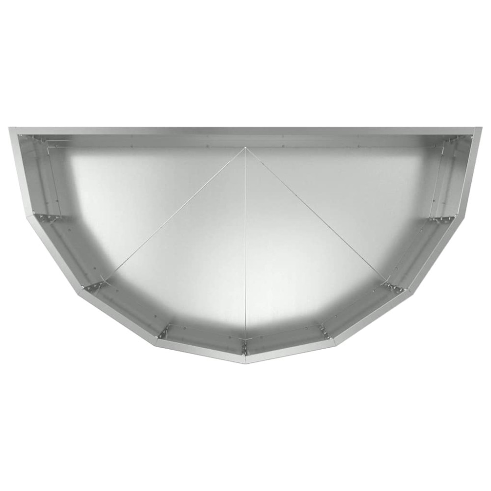 Produktbild för Planteringskärl Silver 90 x 45 x 35 cm Galvaniserat Stål