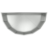 Produktbild för Planteringskärl Silver 90 x 45 x 35 cm Galvaniserat Stål