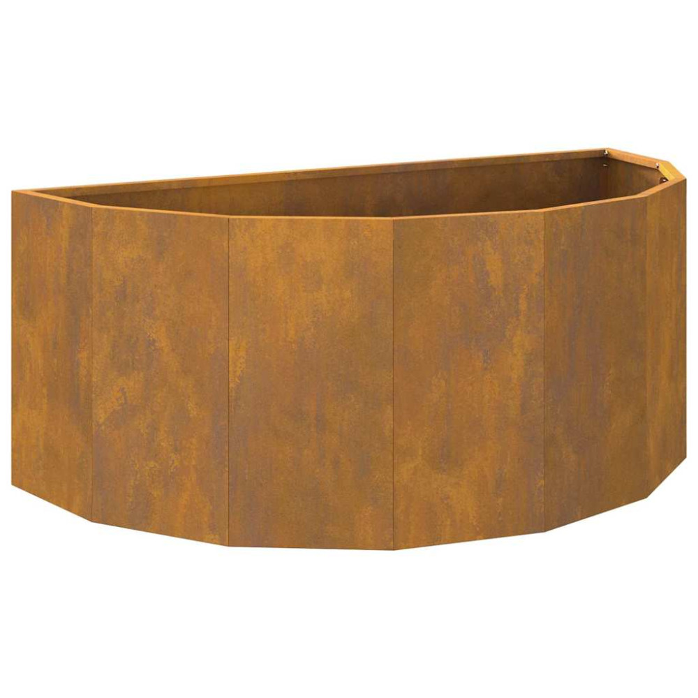 Produktbild för Planteringskärl Rostig 90 x 45 x 35 cm Väderbeständig stål