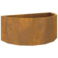 Produktbild för Planteringskärl Rostig 90 x 45 x 35 cm Väderbeständig stål
