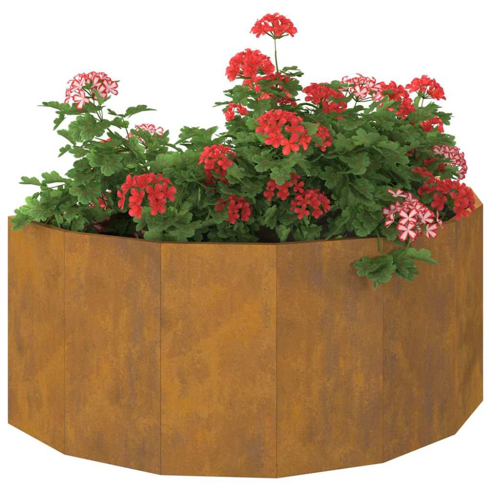Produktbild för Planteringskärl Rostig 90 x 45 x 35 cm Väderbeständig stål