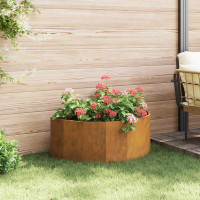 Produktbild för Planteringskärl Rostig 90 x 45 x 35 cm Väderbeständig stål