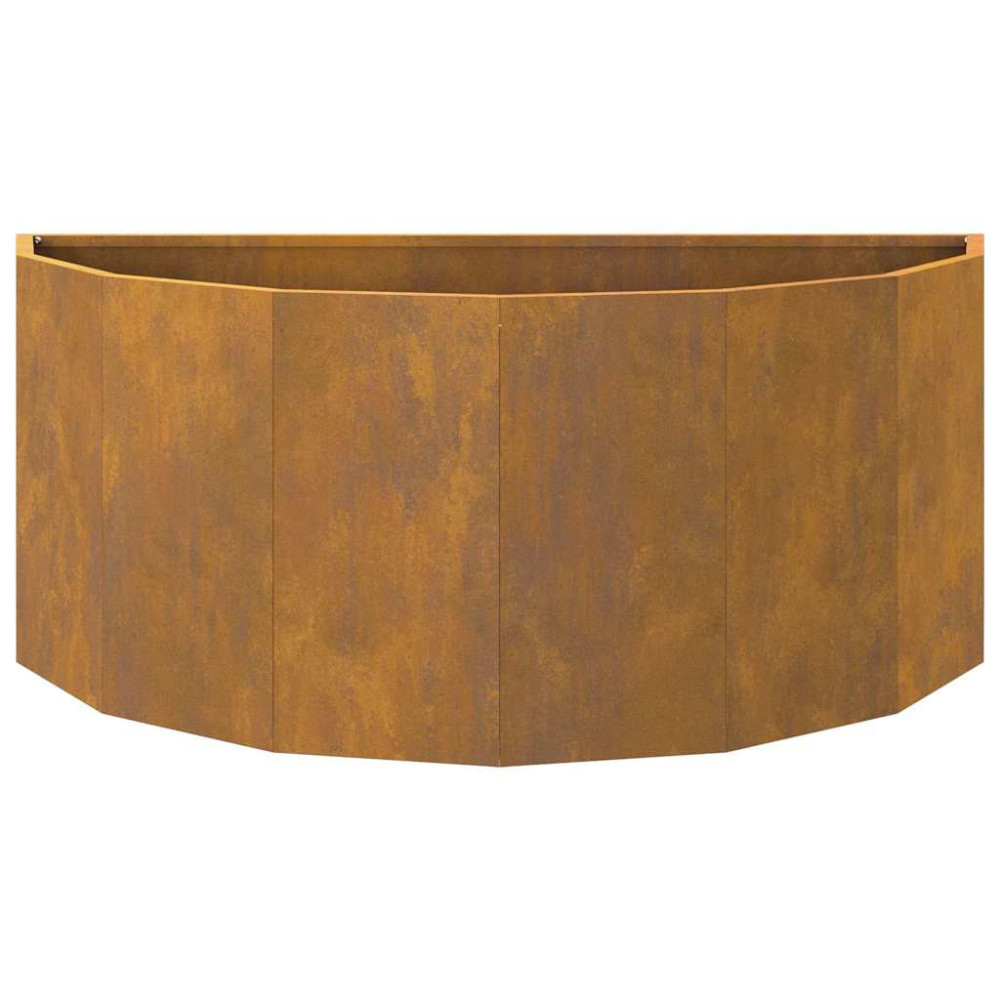 Produktbild för Planteringskärl Rostig 90 x 45 x 35 cm Väderbeständig stål