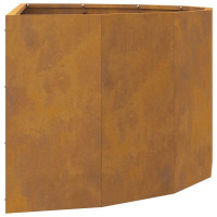 Produktbild för Planteringskärl Rostig 90 x 45 x 35 cm Väderbeständig stål