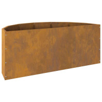 Produktbild för Planteringskärl Rostig 90 x 45 x 35 cm Väderbeständig stål