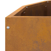 Produktbild för Planteringskärl Rostig 90 x 45 x 35 cm Väderbeständig stål