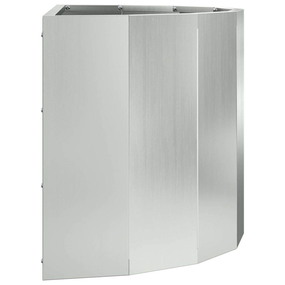 Produktbild för Planteringskärl Silver 60 x 30 x 35 cm Galvaniserat Stål