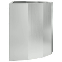 Produktbild för Planteringskärl Silver 60 x 30 x 35 cm Galvaniserat Stål