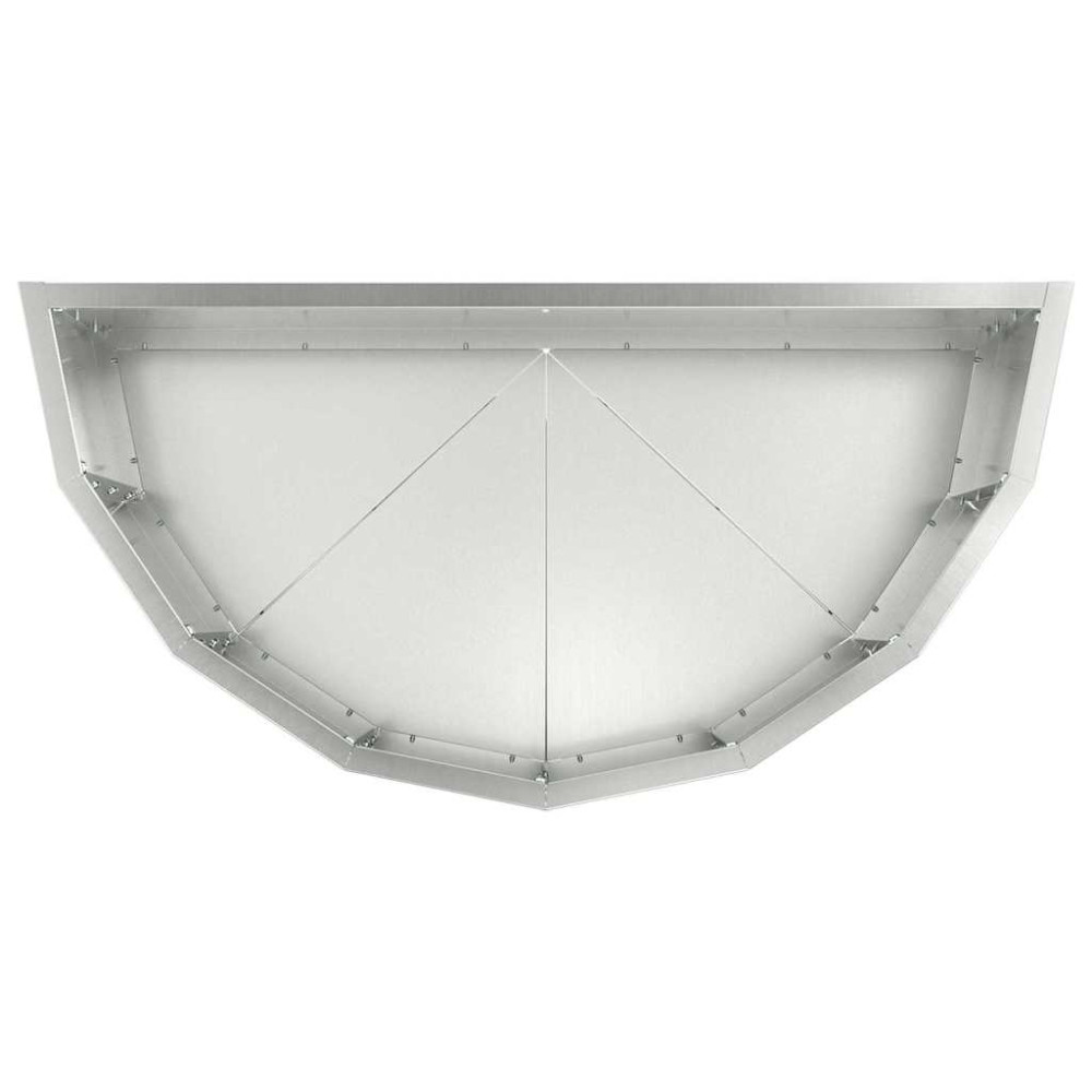 Produktbild för Planteringskärl Silver 60 x 30 x 35 cm Galvaniserat Stål