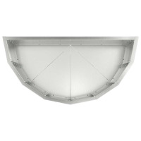 Produktbild för Planteringskärl Silver 60 x 30 x 35 cm Galvaniserat Stål