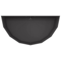 Produktbild för Planteringskärl Svart 120 x 60 x 50 cm Stål