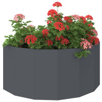 Produktbild för Planteringskärl Antracit 120 x 60 x 50 cm Stål