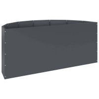 Produktbild för Planteringskärl Antracit 120 x 60 x 50 cm Stål