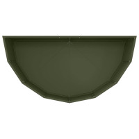 Produktbild för Planteringskärl Olivgrön 120 x 60 x 50 cm Stål