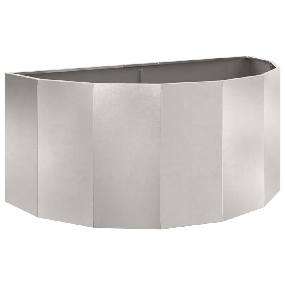 Produktbild för Planteringskärl Silver 120 x 60 x 50 cm Rostfritt stål