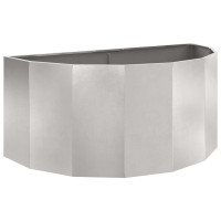 Produktbild för Planteringskärl Silver 120 x 60 x 50 cm Rostfritt stål