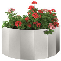Produktbild för Planteringskärl Silver 120 x 60 x 50 cm Rostfritt stål