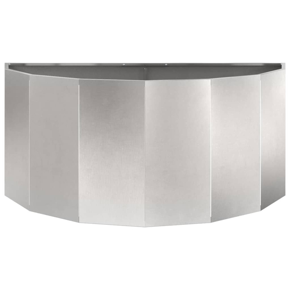 Produktbild för Planteringskärl Silver 120 x 60 x 50 cm Rostfritt stål