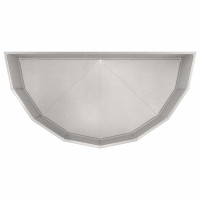 Produktbild för Planteringskärl Silver 120 x 60 x 50 cm Rostfritt stål