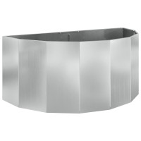Produktbild för Planteringskärl Silver 120 x 60 x 50 cm Galvaniserat Stål