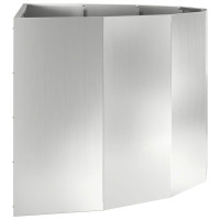 Produktbild för Planteringskärl Silver 120 x 60 x 50 cm Galvaniserat Stål