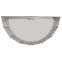 Produktbild för Planteringskärl Silver 120 x 60 x 50 cm Galvaniserat Stål