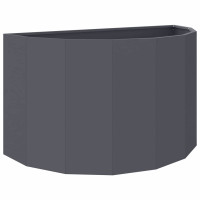 Produktbild för Planteringskärl Antracit 90 x 45 x 50 cm Stål