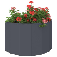 Produktbild för Planteringskärl Antracit 90 x 45 x 50 cm Stål
