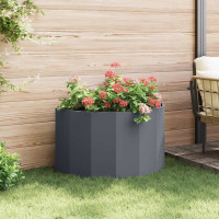 Produktbild för Planteringskärl Antracit 90 x 45 x 50 cm Stål