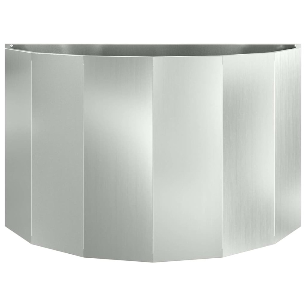 Produktbild för Planteringskärl Silver 90 x 45 x 50 cm Galvaniserat Stål