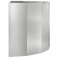 Produktbild för Planteringskärl Silver 90 x 45 x 50 cm Galvaniserat Stål