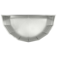 Produktbild för Planteringskärl Silver 90 x 45 x 50 cm Galvaniserat Stål