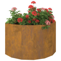 Produktbild för Planteringskärl Rostig 90 x 45 x 50 cm Väderbeständig stål