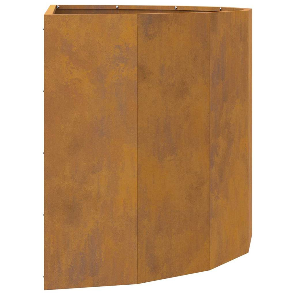 Produktbild för Planteringskärl Rostig 90 x 45 x 50 cm Väderbeständig stål