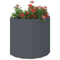Produktbild för Planteringskärl Antracit 60 x 30 x 50 cm Stål