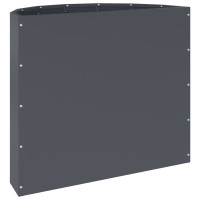Produktbild för Planteringskärl Antracit 60 x 30 x 50 cm Stål