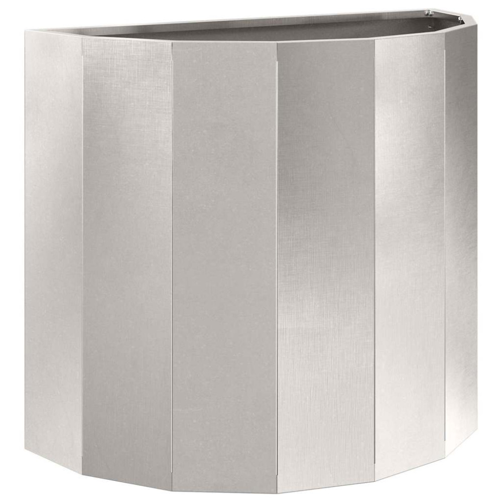 Produktbild för Planteringskärl Silver 60 x 30 x 50 cm Rostfritt stål