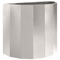 Produktbild för Planteringskärl Silver 60 x 30 x 50 cm Rostfritt stål
