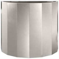 Produktbild för Planteringskärl Silver 60 x 30 x 50 cm Rostfritt stål