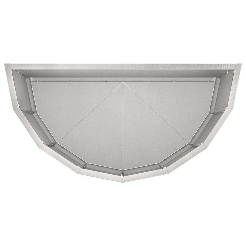 Produktbild för Planteringskärl Silver 60 x 30 x 50 cm Rostfritt stål