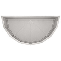 Produktbild för Planteringskärl Silver 60 x 30 x 50 cm Rostfritt stål