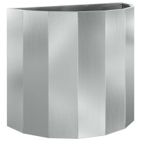 Produktbild för Planteringskärl Silver 60 x 30 x 50 cm Galvaniserat Stål