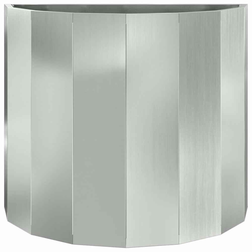 Produktbild för Planteringskärl Silver 60 x 30 x 50 cm Galvaniserat Stål